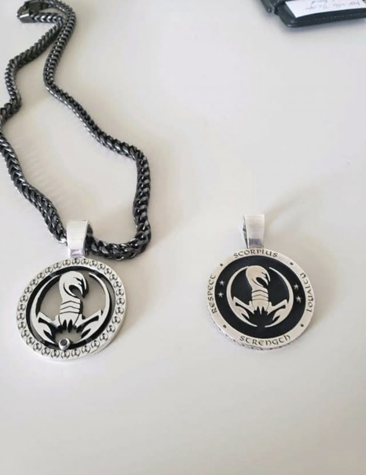 Scorpius Medallion Pendant — Classic