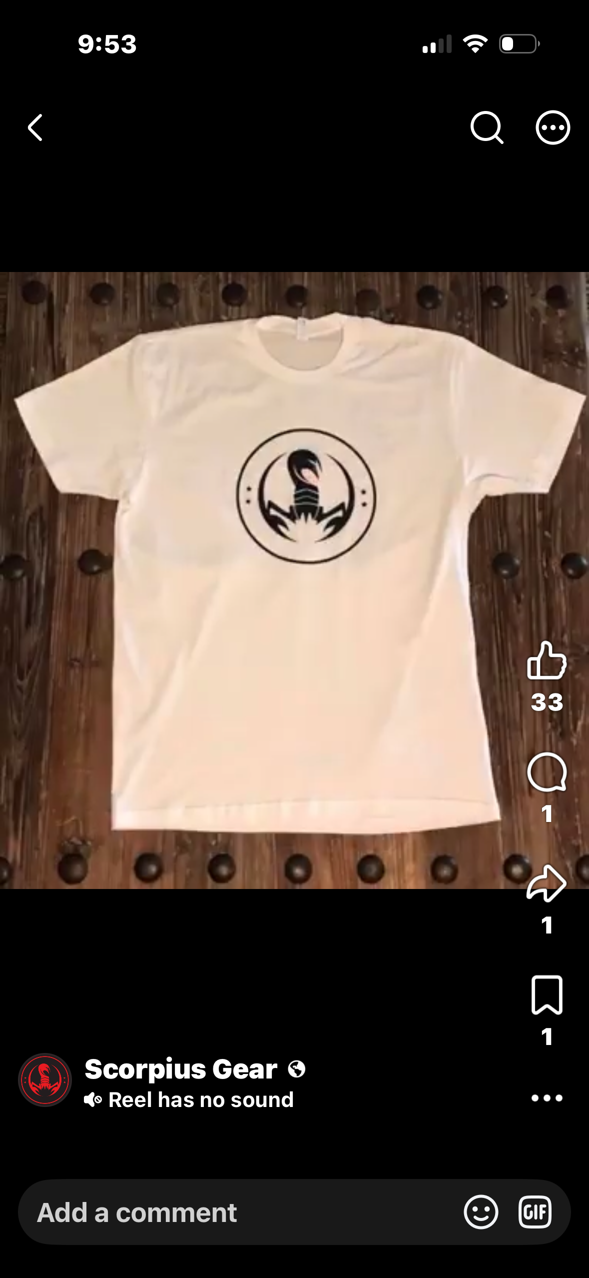 Scorpius Circle Logo Tee — White