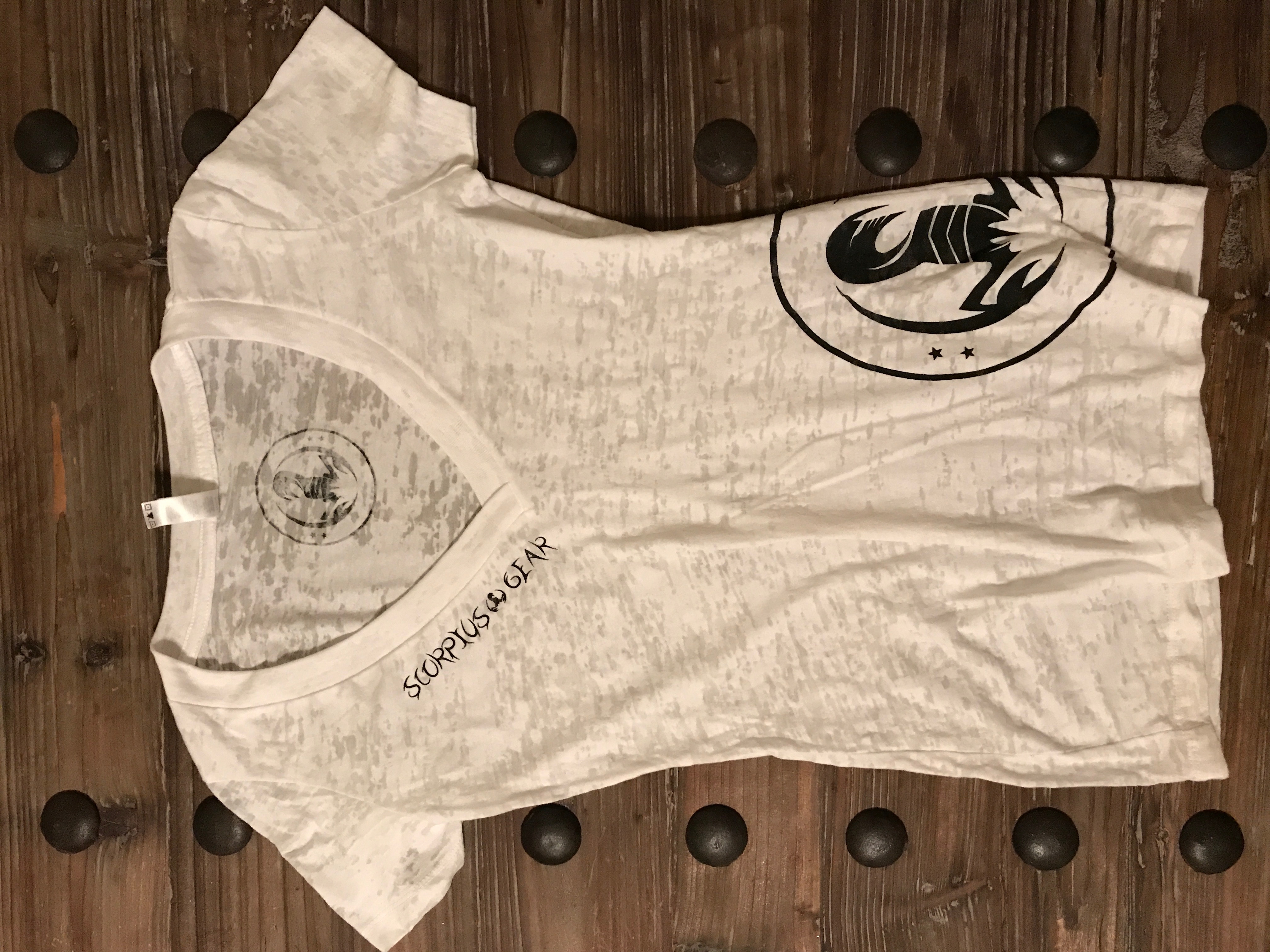 Women's Burnout Tee — White